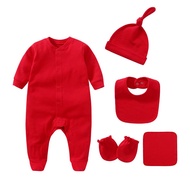 0-12Months 100% Cotton Baju Baby boy Newborn Romper Baby Clothing Set Nightwear Infant Clothes Baby 
