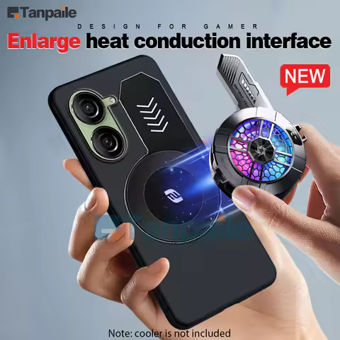 Cooling Case For Asus Zenfone 9 / 10 Case Soft Silicone Shockproof Heat Dissipation Gaming Bumper Ca