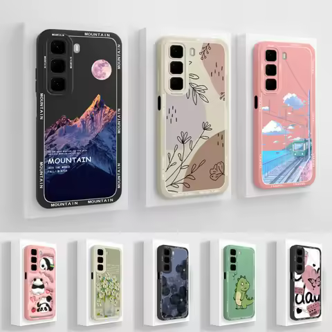 Case For Infinix Hot 50 Pro Plus Hot 50i Moon Cloud Sky Shockproof Anti-Fingerprint Luxury Bumper Fo