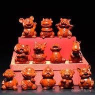 Decoration Wooden Carving Decoration One Piece Shipment Small Craft Carving Craft Gift Solid Ebony M