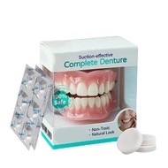 Suction Cup Full Denture, Silicone Full Denture Set, Multifunctional Silicone Denture Set for Men an