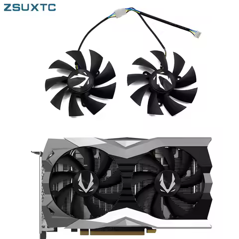 87MM GA92A2H 0.35A GTX 1660 1660Ti Graphics fans for Zotac GeForce RTX 2060 2070 SUPER Mini Video Ca