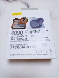 藍牙耳機 jabra elite 3 全新