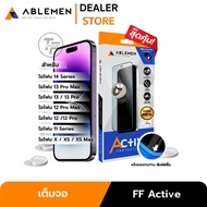 Ablemen Active ฟิล์มกระจกนิรภัยเต็มจอ iPhone 15 Pro Max /15 Pro /15 Plus /15 /14 Pro Max /14 Pro /14