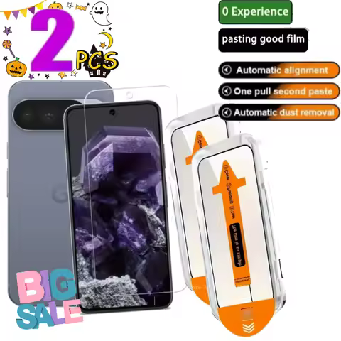2Pcs for Google Pixel 10 9 Pro XL 9a 8a 7a 6a 5G Screen Protector Glass Accessories No Dust Bubbles 