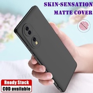 For Honor 70 FNE-NX9 Case Matte Black Slim Fit Flexible Silicone Soft TPU Cover
