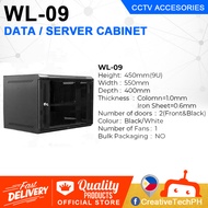 WL-09 SERVER CABINET (Server Rack Cabinet (For Self-Assembly) wall mountable)