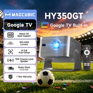 Magcubic HY350GT Smart Projector Native 1080P 900 ANSI Official Netflix Google TV Auto Focus 15W Spe