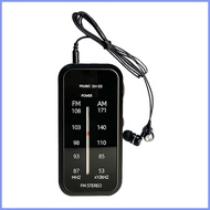 AM FM Pocket Radio FM AM Battery Operated Pocket Radio Shortwave Radio Portable Weather Radio Stereo