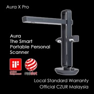 Official CZUR Aura X Pro Book Scanner with builtin Battery integarted with Smart Desk Lamp come with