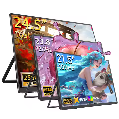 Portable Monitor 165HZ HDMI100sRGB 300cd/m2For Laptop XBox PS4 / 5 Switch TV XBox Cell Phone PC Exte