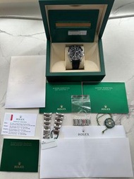 大全套 Rolex 116710ln 116710 Gmt Master ii 2 停產綠針 2017年12月錶 非116610 116520 116500