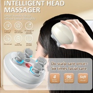 Scalp Massager, Portable Handheld Massager, Rechargeable Multifunctional Waterproof Head Massager, T