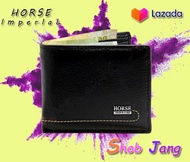 Horse Imperial Wallet กระเป๋าสตางค์ กระเป๋าสตางค์หนังแท้ 100% กระเป๋านามบัตร กระเป๋า-สตางค์