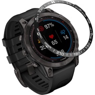 REYDA Watch Bezel Compatible for Garmin Fenix 7 Bezel Ring, Stainless Steel Watch Bezel Loop Adhesiv