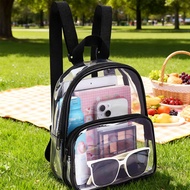 1-3 Days Transparent PVC Backpack Large Capacity Luxurious Waterproof For Outdoor Sports