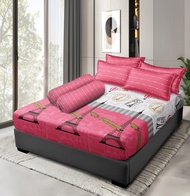 Lady Rose - Sprei King 180x200 Tinggi 20 Bantal 4 -  Parisian