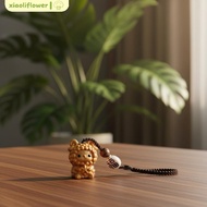 [XIA] 2027 Chinese New Year Zodiac Sheep Intricate Wood Carving Whimsical Decor for Home Atmosphere 