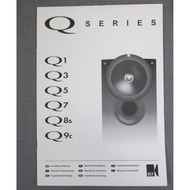 KEF Q5 1 對 喇叭 揚聲器 (網絡圖片)