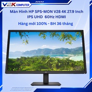 HP V28 27.9 Inch IPS UHD 3840x2160 60Hz HDMI DisplayPort Anti-Glare Office Monitor - 36 months - v2k