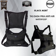 Tas dada Pria Terbaru 2022 Anti air Tas Depan dada Tactical Army Murah Tas Holder Hp Motor Waterfoo