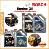 BOSCH Car Engine Oil Black Oil Fully Synthetic Semi Synthetic 5W30 5W40 10W30 10W40 Minyak Hitam Enj