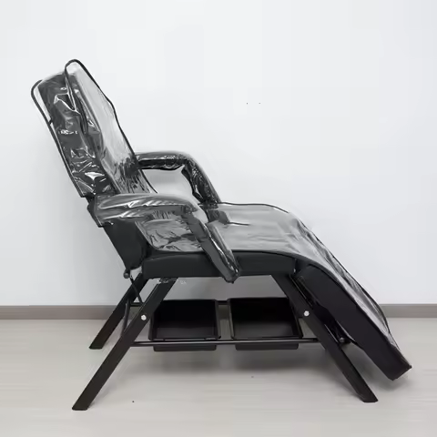 1.8M Plastic Beauty Chairs Protective Cover Clear PVC Cover For Beauty Chairs Kee Salon Furniture Fo