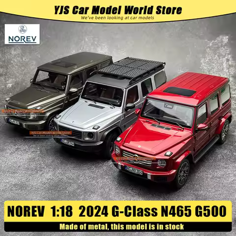 NOREV diecast model 1:18 2024 G-Class N465 G500 metal car model ornament Collection