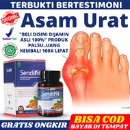 SendiFIT Asli Original Obat asam urat rematik kolesterol nyeri sendi kaki bengkak jamu flu tulang kapsul pegal linu penghilang nyeri otot kaku encok lutut berbunyi ngilu linu sakit pinggang dan tulang belakang NO Fisea Vitsea Wellmove Viostin DS