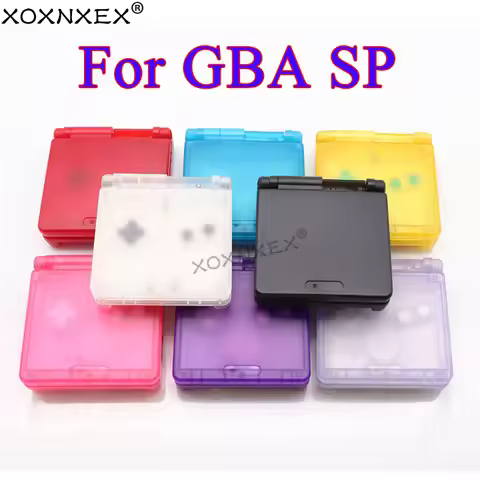XOXNXEX Transparent Shell For GBA SP Replacement Housing Shell Cover For Game Boy Advance SP