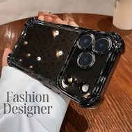Compatible With IPhone, Fashionable Designer Electroplated Transparent Anti-Drop Soft Full-Coverage 