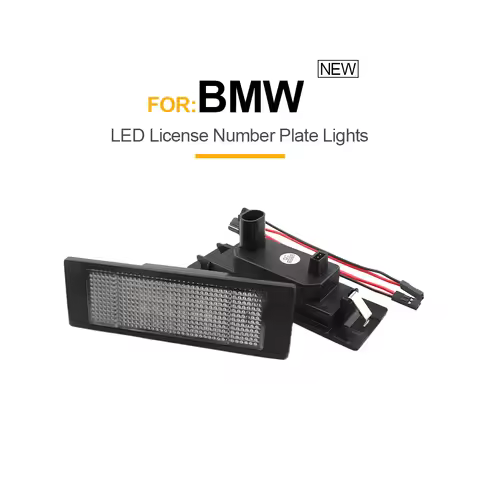For BMW E81 E87 E63 E64 M6 E85 E86 E89 Z4 F12 F13 F06 2D 4D K48 LED License Number Plate Lamp Car Li