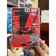 Mini gt nissan GTR LB WORKS RED