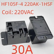 Relay HF105F-4 220AK-1HSF 220VAC 30A