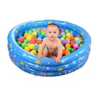 2 Size Inflatable 3 Rings Swimming Pool For Kids