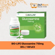 BIO-LIFE Glucosamine 750mg 30s | 3x100s