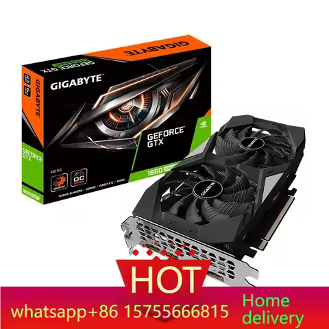 GeForce 6gb Graphic Card 1660 GTX 1660 Super DDR6 New 1660Ti Support Graphics Card