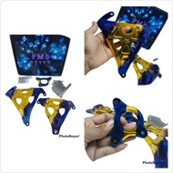 MESIN !!! Twotone engine cover Vixion R15 xabre nmax aerox Lexy engine protection cover etc