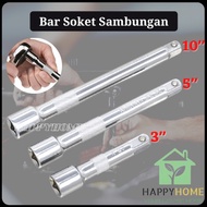 3 "/ 5" / 10 "Socket Ratchet Wrench Extension Bar 1 / 2Inch Square Socket Driver
