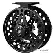 ESPOIR1 Fly Fishing Reel, Aluminum Alloy 2+1BB Bearings Fly Reel, Durable 5/6 WT 85mm Diameter Fishi