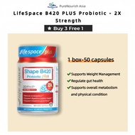 LifeSpace B420 PLUS Probiotic - 2X Strength 50 Capsules, Weight Management Support