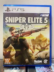 《今日快閃價》（中古二手）PS5遊戲 狙擊精英5 狙擊之神5 Sniper Elite 5 港版中英文版