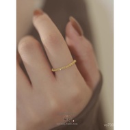 Keluli Titanium Serbaguna Rantaian Lembut Cincin Susun Langit Berbintang untuk Wanita Rantaian Cinci