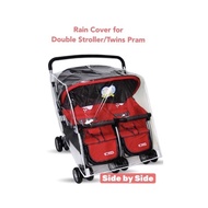 (Ready Stock) Rain cover for twin stroller