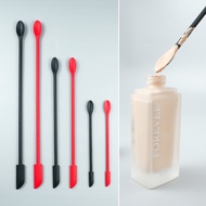 Spot Goods#Foundation Liquid Cream Scoop Mini Silicone Lotion Scoop Double-Ended Long Handle Skincar