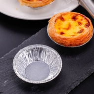 Disposable Tinfoil Tart Pan Cake Baking Cup Thickened Egg Tart Cup
 for Egg Tart Cupcake Pudding