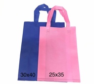 goodie bag 25x35x8/ tas spunbond 25x35x8 murah - biru muda