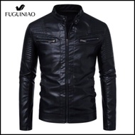 S-3XL Áo Khoác Da Pu của nam mới fuguiniao 2025