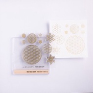 TO-MEI HAN幾何圖案 - 可剝落的透明感光材料印章
