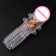 Reusable Spiked Condoms Sex Toys For Men 18+ Delay Ejaculation Extension Sleeves Lock Ring Dildo Cover Adult sex shop